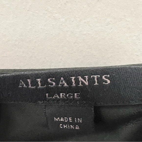 Allsaints Olive Slip Dress size L - Picture 8 of 8